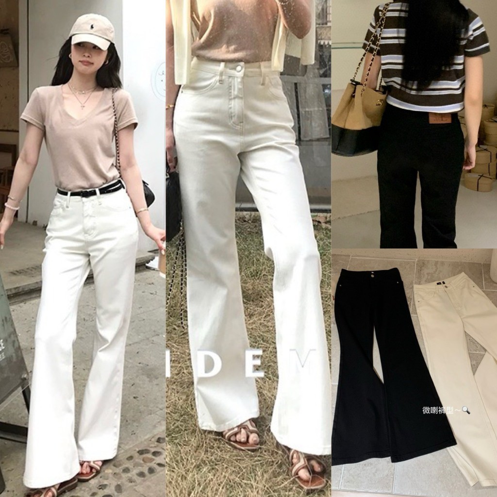 🧡🧵 🇰🇷 W7360 กางเกงขายาว ทรงขาม้า ผ้ายืดได้เล็กน้อย ทรงสวยมากค่ะ  สีสวยแมทซ์ง่าย ผ้าแฟชั่นเกาหลี TAG WG.WE 🧵🧡