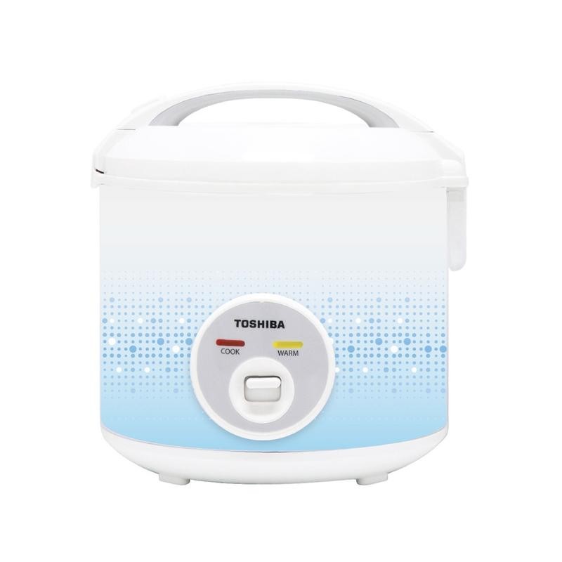 TOSHIBA หม้อหุงข้าวอุ่นทิพย์ รุ่น RC-T18JA(B) กำลังไฟ 700W สีฟ้า