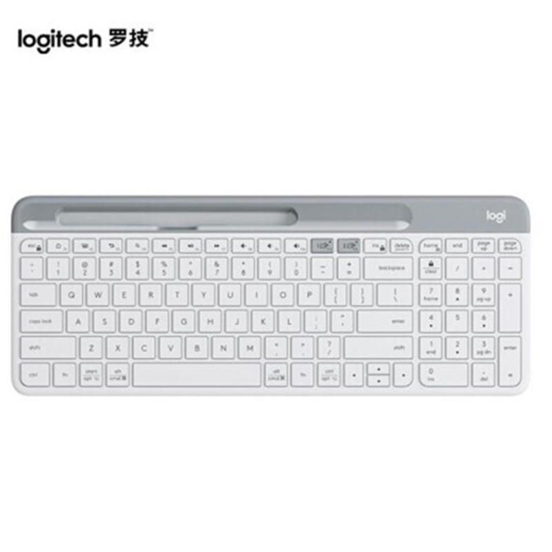 Logitech Logitech K580 คีย์บอร์ดบลูทูธไร้สาย Dual Mode Office Portable Ultra-Thin Notebook Tablet Ke