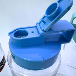 กระบอกน้ำ ขวดน้ำ พลาสติก ฝาฟลิป ทรงกระบอก 1400ml
