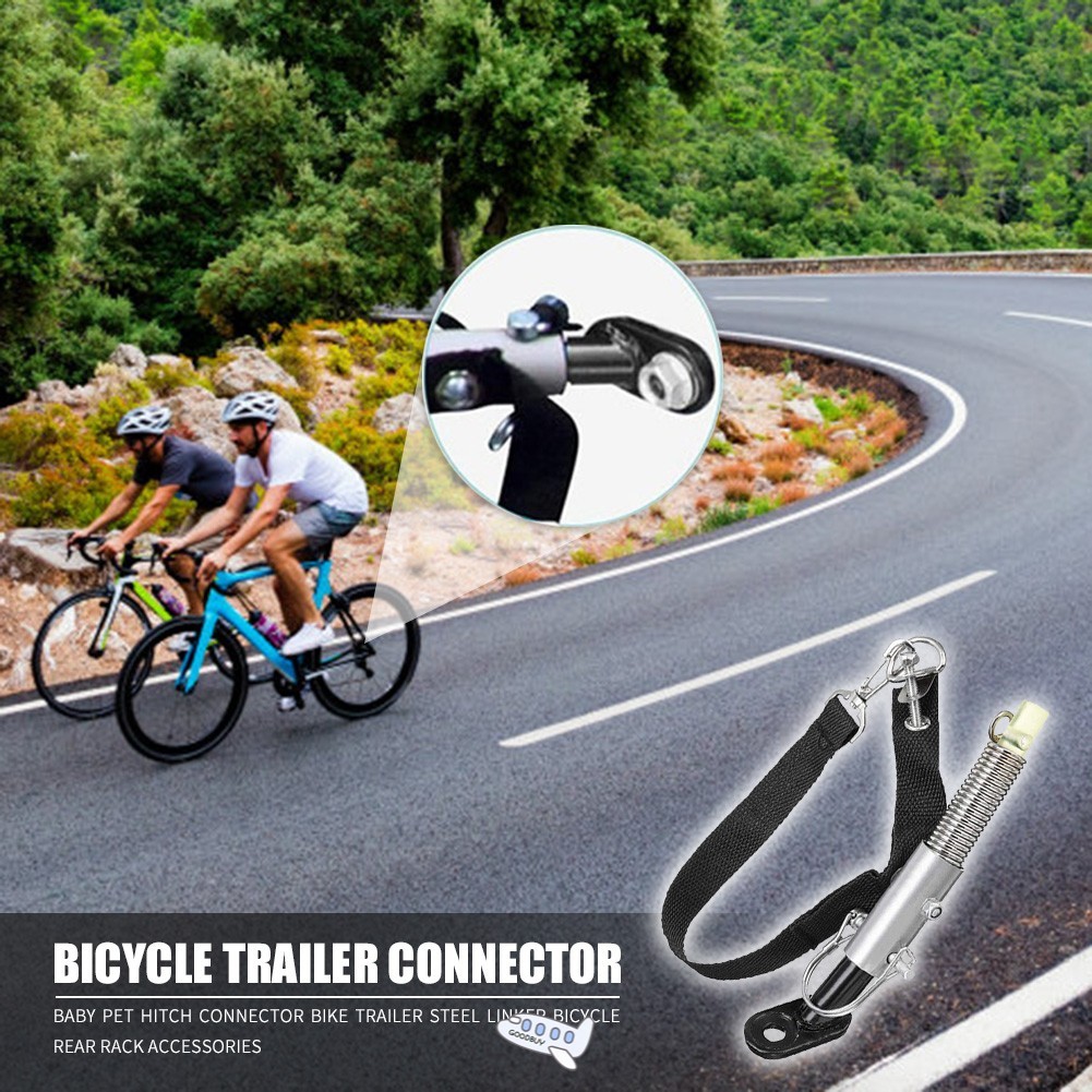 Universal Bike Trailer Steel Linker Baby Pet Coupler Hitch L