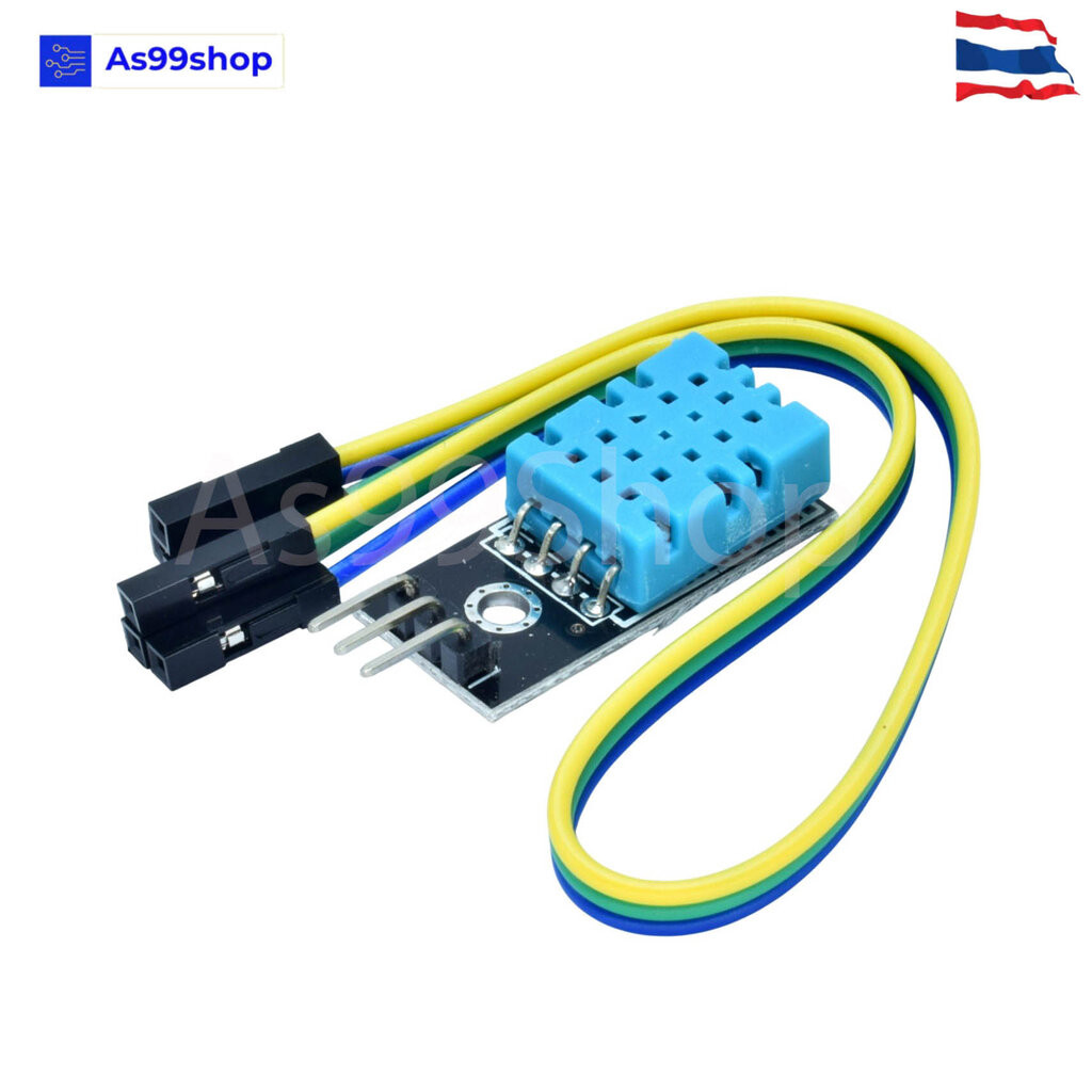 DHT11 Temperature & Humidity Sensor Module - เซ็นเซอร์วัดอุณหภูมิและความชื้น(รุ่นธรรมดา)