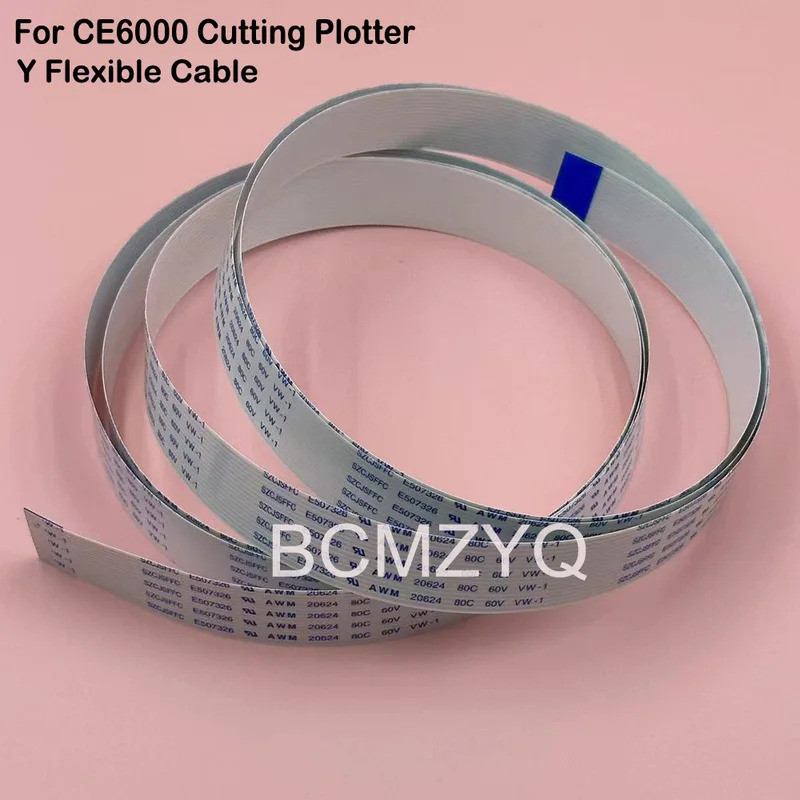1PC สําหรับ graphtec CE6000 ตัด Plotter Y ยืดหยุ่นยาวสาย CE6000-40 CE6000-60 CE6000-120 ตัด Plotter 