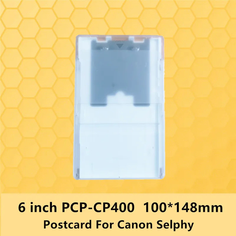 6 นิ้ว PCP-CP400 กระดาษถาด 100*148 มม.สําหรับ Canon Selphy CP1300 CP1200 CP1000 CP910 CP900 CP800 CP
