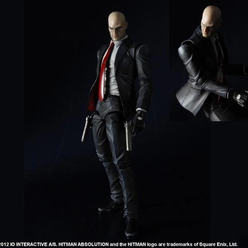 Play Arts Hitman Codename 47 Action Figures PA Movable Collection ตุ๊กตาของเล่น