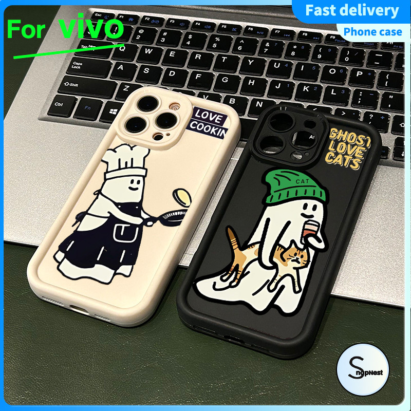 สําหรับเคส VIVO Y20 Chef kartun Y20i Y20s Y11S Y12S Y16 Y17 Y12/ Y15 Y11 Y12i Y27 5G Y36 5G Y18 Y18s