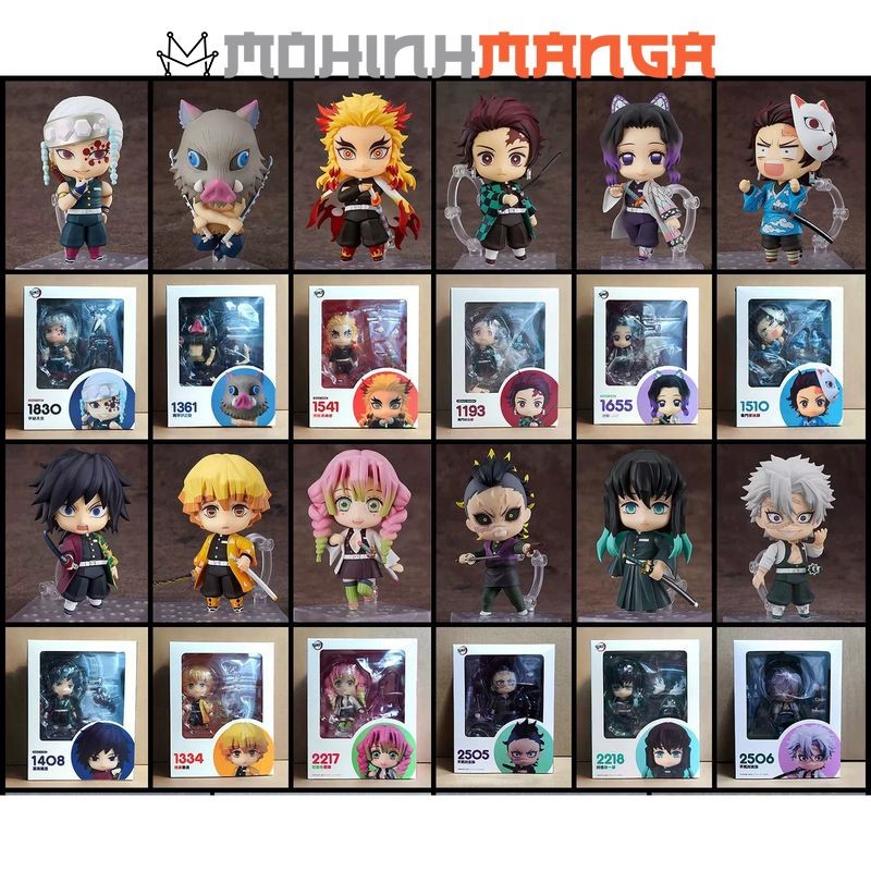 Nendoroid Kimetsu ไม่มี Yaiba Muichiro Mitsuri Sanemi Genya Tanjirou Nezuko Zenitsu Shinobu Rengoku 
