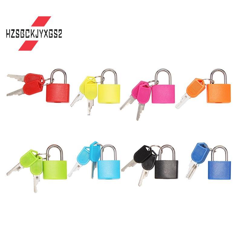 Hzsbckjyxgs28 Pack Locks Small Padlock with Key กระเป๋าเดินทาง Gym Locker Locker Lock Mini สีสันกุญแ