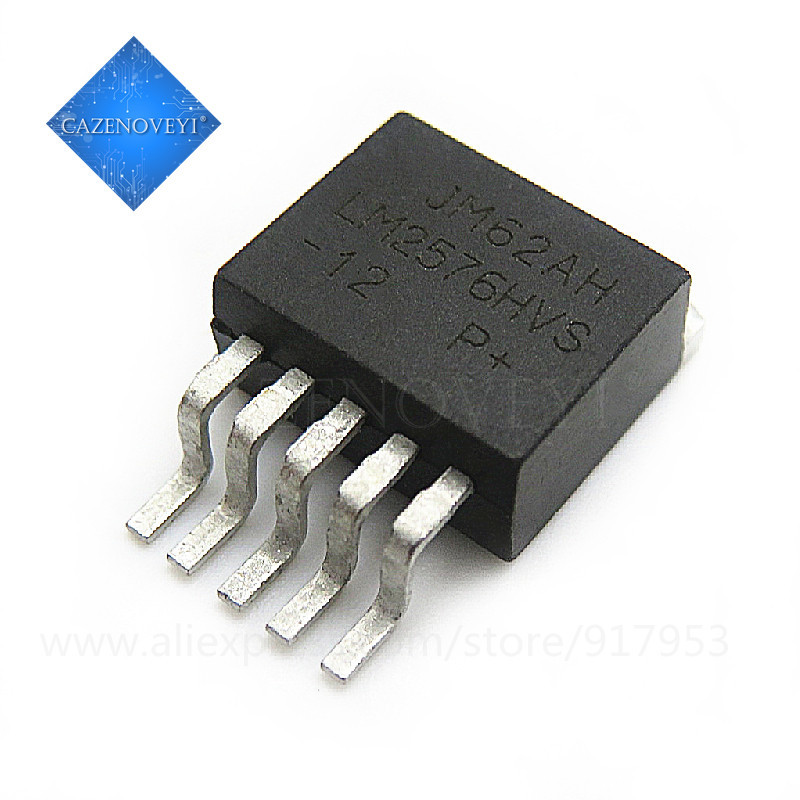 10 ชิ้น LM2576HVS-12 LM2576HV TO-263 60V ตัวควบคุมแรงดันไฟฟ้าแบบสเต็ปดาวน์ 12V SMD original Pro