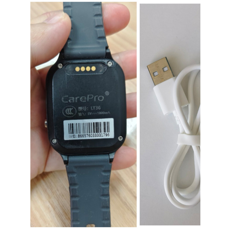 Kylebu LT36/TD-02/LT34/LT55 นาฬิกาโทรศัพท์สําหรับเด็กสายชาร์จสร้อยข้อมือสายเคเบิลข้อมูล 4 Pins