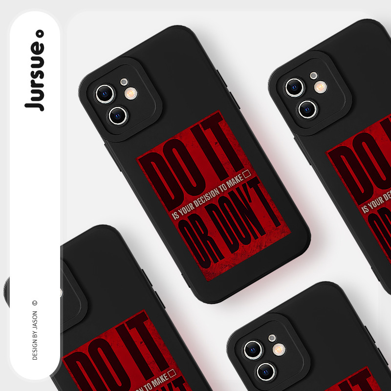 JURSUE เคสไอโฟน เคสนุ่มกันกระแทกมีสไตล์ตลก ศิลปะนามธรรม รูปที่ 6