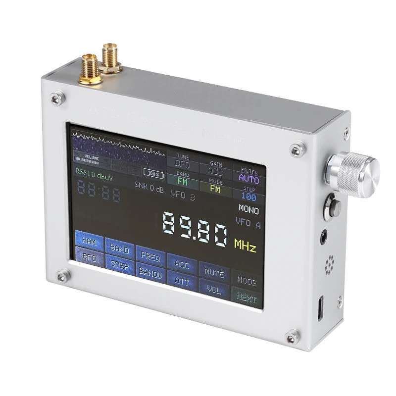ประสิทธิภาพสูง ATS-Decoder Mega Si4732 Full Band ตัวรับสัญญาณวิทยุ FM RDS AM LW MW SW SSB DSP Si4732