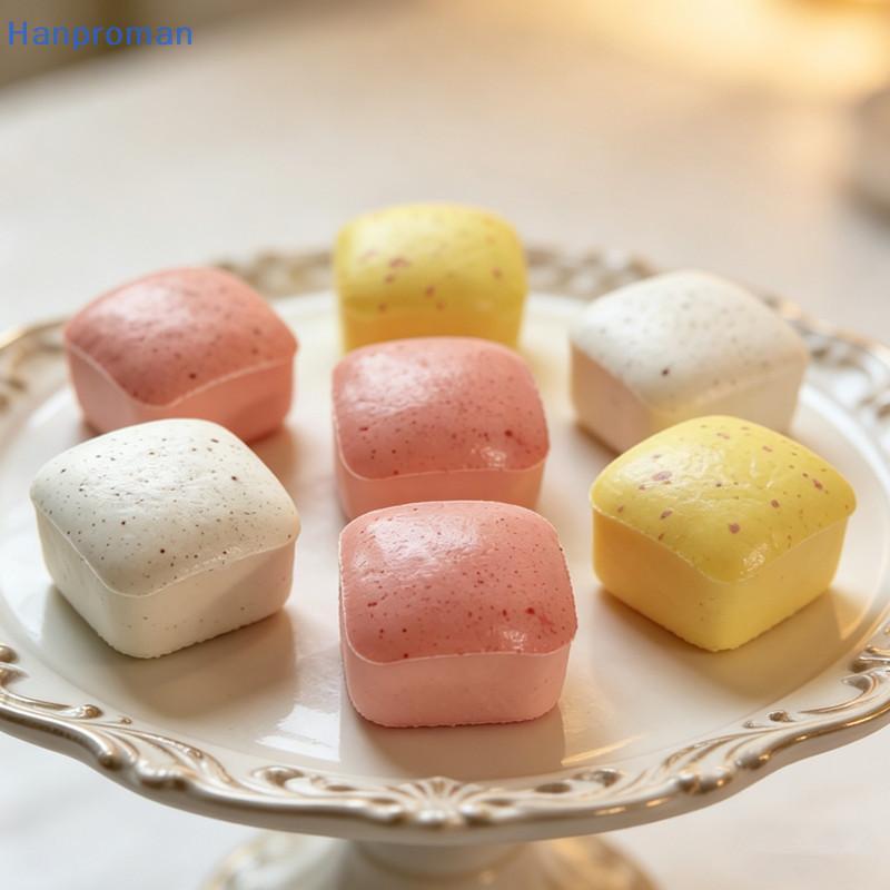 Hanproman>จําลองสแควร์ขนมปังบีบของเล่นความเครียดบรรเทาช้า Rising ขนาดเล็ก Toast Sensory Fidget ของเล่นสําหรับความวิตกกังวล ADHD เด็กผู้ใหญ่ได้ดี