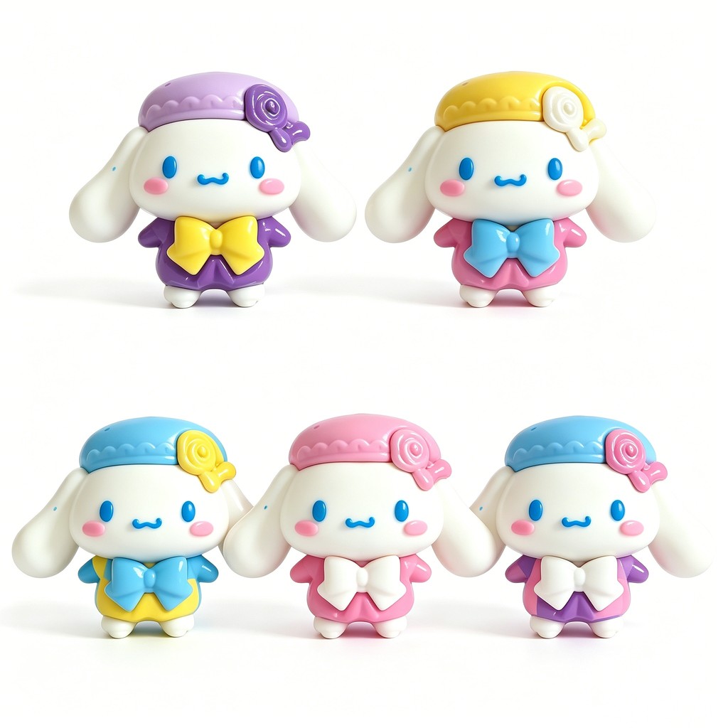 5pcs การ์ตูนอบเชยสุนัข Series ยางนุ่มลูกปัด DIY เครื่องประดับทําพวงกุญแจกระเป๋า Charms ลูกปัดปากกาอุปกรณ์เสริม