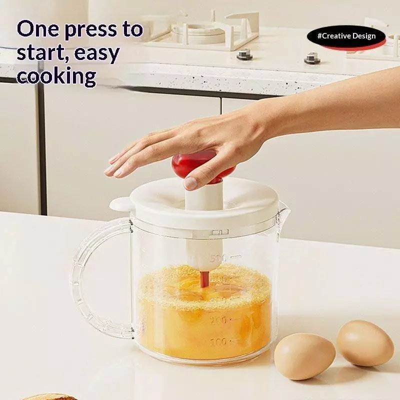 Jiang Home Egg Cup Manual Press Egg Churn Cream Whipper thumbnail 10