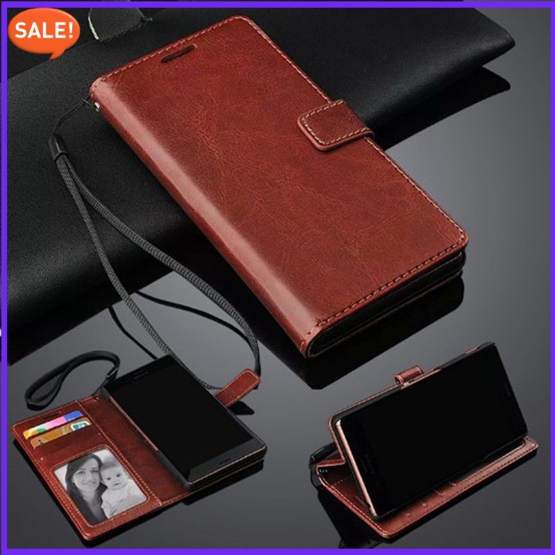 [SALE] เคสฝาพับ ล็อค OPPO A60 F9 F7 A38 A18 A57 A77 A77S A12 A12E F1S F5 Youth A83 A7 A3S A5S A71 F9