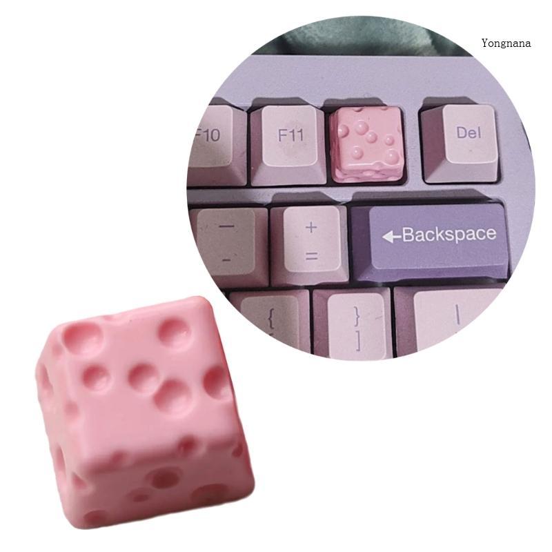 CH* Resin Cheese Keycap Crossed Stem Mechanical Keyboards ESC Keycap Low Profile