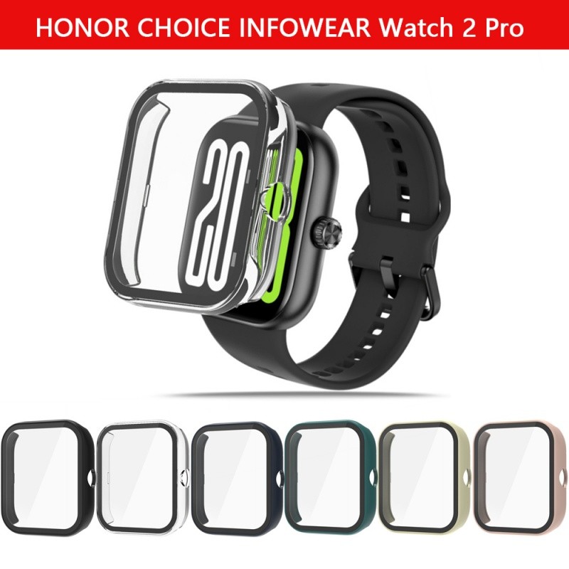 เคสสําหรับ HONOR CHOICE INFOWEAR Watch 2 Pro เคส ปลอกป้องกัน Hard PC สําหรับ Smart Watch Casing Hard Cover Full coverage Case ฟิล์มป้องกันแก้ว