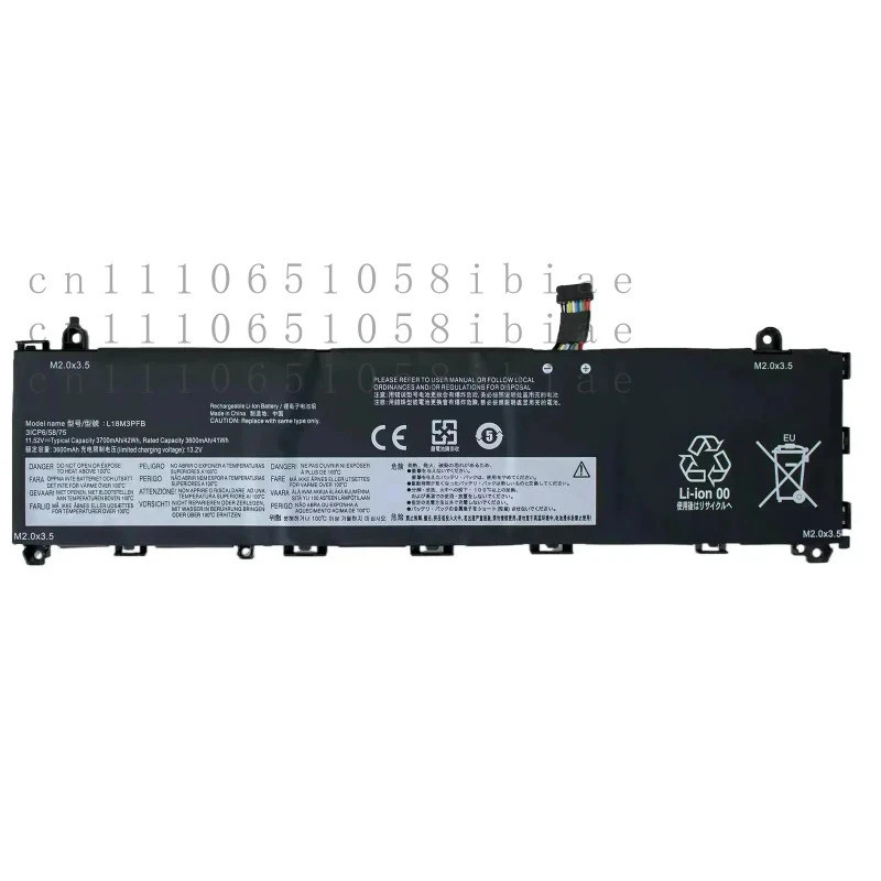 ใหม่ 11.52V 42Wh L18C3PF8 L18L3PF7 L18M3PFB 5B10W67282 5B10U95571 5B10W67290 แบตเตอรี่สําหรับ Lenovo