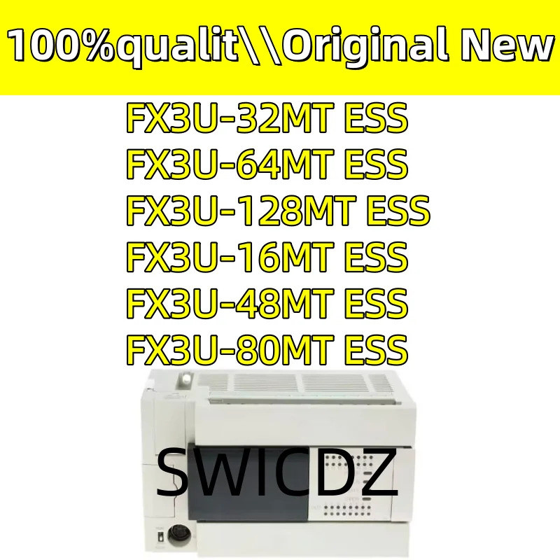 100% ใหม่โมดูล PLC FX3U-16MT/ESS FX3U-32MT/ESS FX3U-48MT/ESS FX3U-64MT/ESS FX3U-80MT/ESS FX3U-128MT/