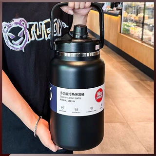 【BRT】4600ml กระติกน้ำร้อนสแตนเลสขวดน้ำเย็นและอบอุ่นกระติกน้ำร้อนความจุขนาดใหญ่อุณหภูมิล็อคที่ยาวนานแบบพกพากลางแจ้ง