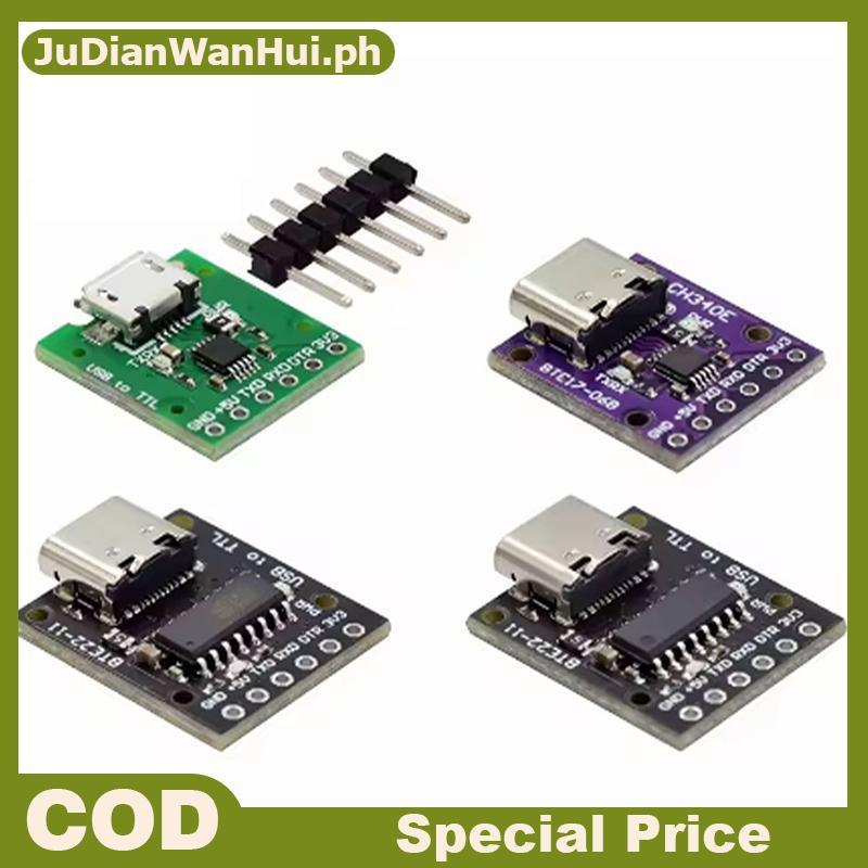JuDianWanHui CH340E CH9340C USB To TTL Serial Module Pro Mini Downloader สําหรับ CH340G CH340N Stabl