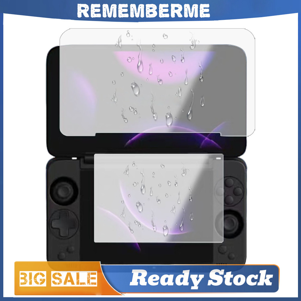 2 ชิ้นกระจกนิรภัย HD ฟิล์มป้องกันฟิล์มสําหรับ AYANEO Pocket DS เกมคอนโซลมือถือ High-Definition ฟิล์ม