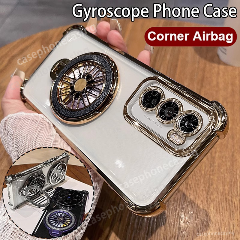 เคสโทรศัพท์สําหรับ Vivo Y31s Y31 Y31d Pro Y21d Y31dPro 5G 2026 เคสโทรศัพท์หมุน Gyroscope Bracket ชุบซิลิคอนกันกระแทกฝาหลัง