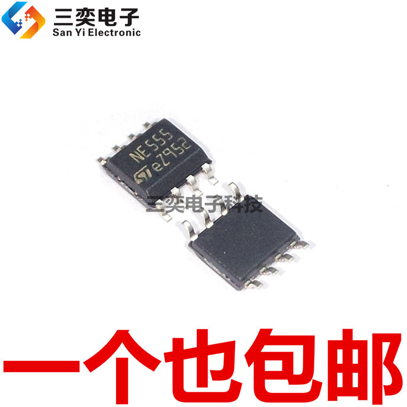 NE555DT SOP8 นาฬิกาแพทช์/Dual Polarity Single-Circuit Timer Chip ของแท้ Sanyi Electronics
