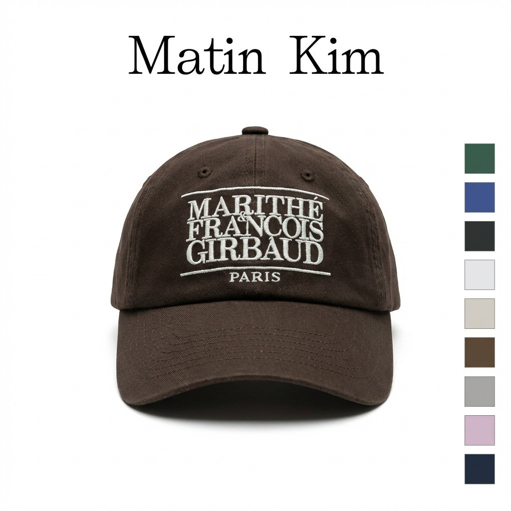 （ลด 50%）(สินค้าพร้อมส่ง)หมวก MARITHE SMALL CLASSIC LOGO CAP / CLASSIC LOGO CAP / CLASSIC LOGO 6PANEL COLOR BLOCK CAPจัดส่งภายในวันเดียวกัน