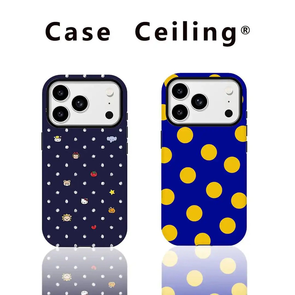 ฟิล์มพื้นหลังสีน้ําเงิน เคสไอโฟน ทูอินวัน เหมาะสําหรับ iPhone 16 /12 Pro Max /15Pro Max /16 Pro Max /17AIR /11 Pro Max /11 /13 Pro Max ป้องกันการตก สร้างสรรค์และทนทาน ED53