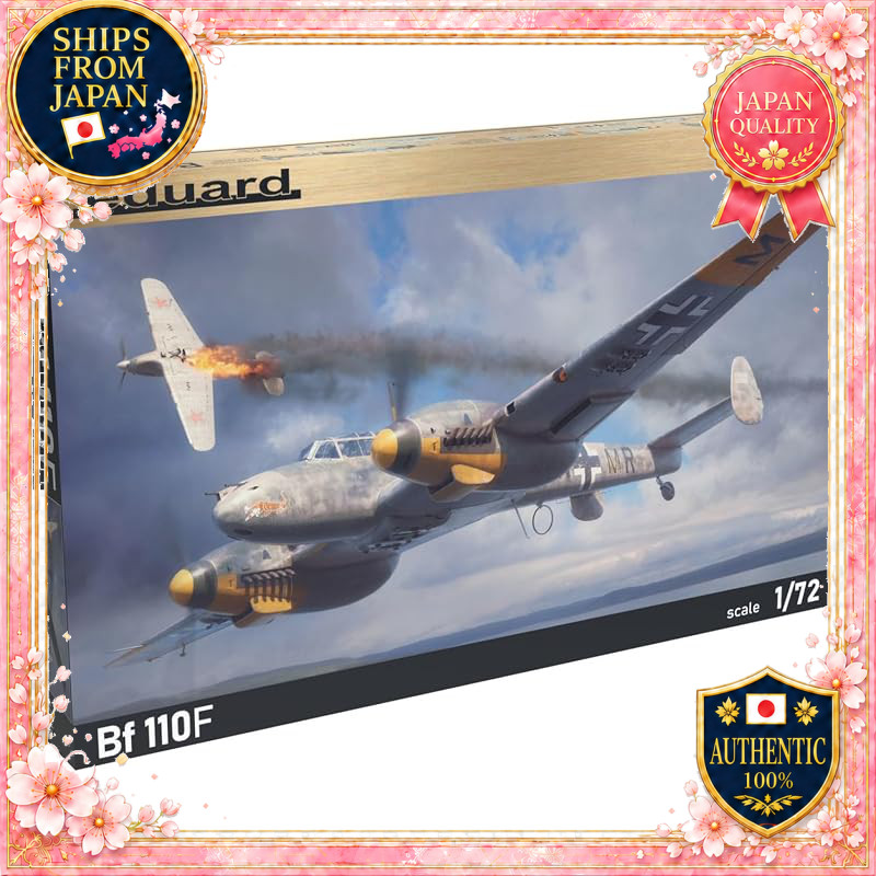 Eduard ProfiPack Bf110F 1/72 Plastic Model EDU7084
