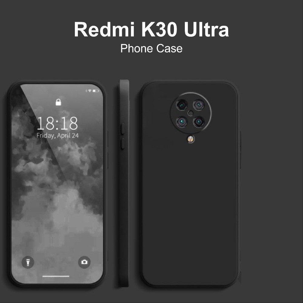 Trend FrontFor Redmi K30 Ultra Fall Protection Silicone Full Case Classic Solid Color Phone Case Cov