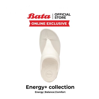 Online Exclusive Bata บาจา Energy+ รองเท้ายอดฮิต แบบหูหนีบ สำหรับผู้หญิง สีฟ้า 5319054 สีขาว 5311054