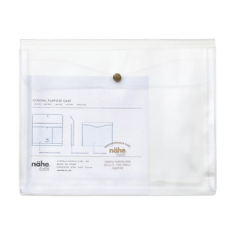 General Purpose Case (nahe) A4 Clear / ซองอเนกประสงค์ ขนาด A4 สีใส (HDF085-CL)