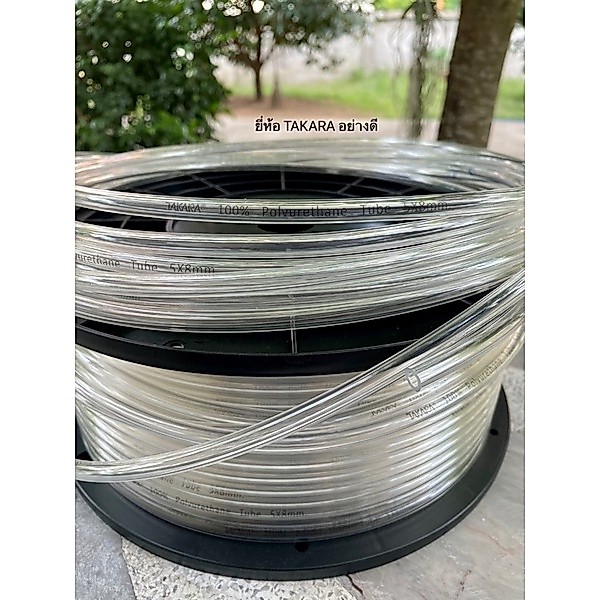 สายน้ำมันใส ทน E85 E20 GAS91 GAS95 ขนาด 5x8MM ทนแรงดันสูง คละสี