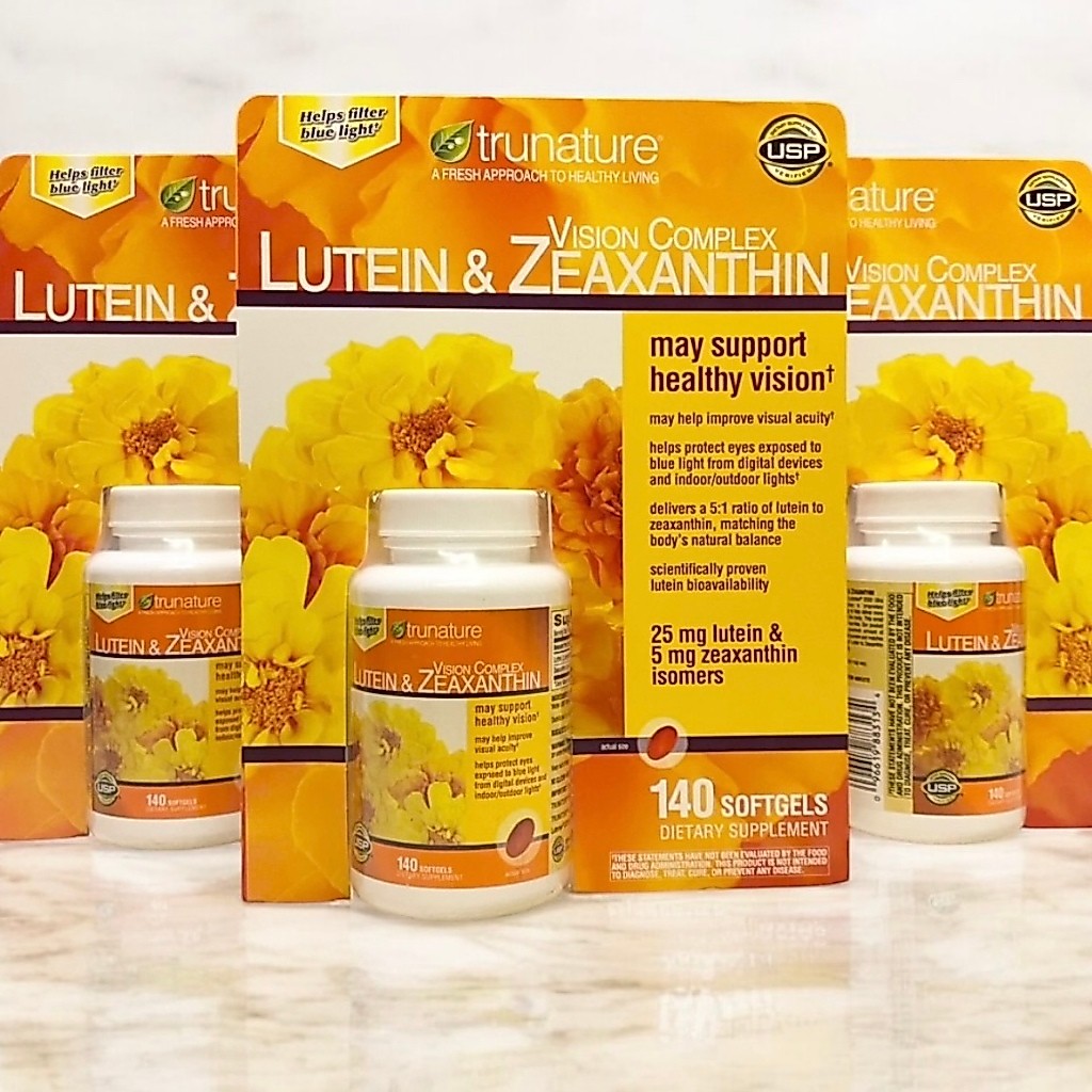 แท้100%🔥🔥Exp.06/2027 Trunature Lutein & Zeaxanthin Vision Complex 140 Softgels
