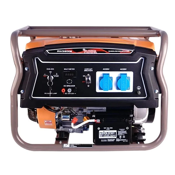 เครื่องปั่นไฟ ROWEL รุ่น RW-GE-RW3800E เบนซิน สตาร์ทกุญแจ/ดึงเชือก