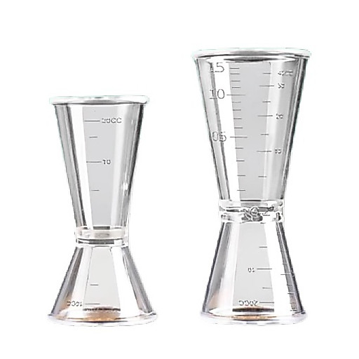 Plastic Jigger แก้วตวงน้ำเชื่อม สแตนเลส จิ๊กเกอร์ จิกเกอร์ พลาสติก ถ้วยตวงเหล้า AG666