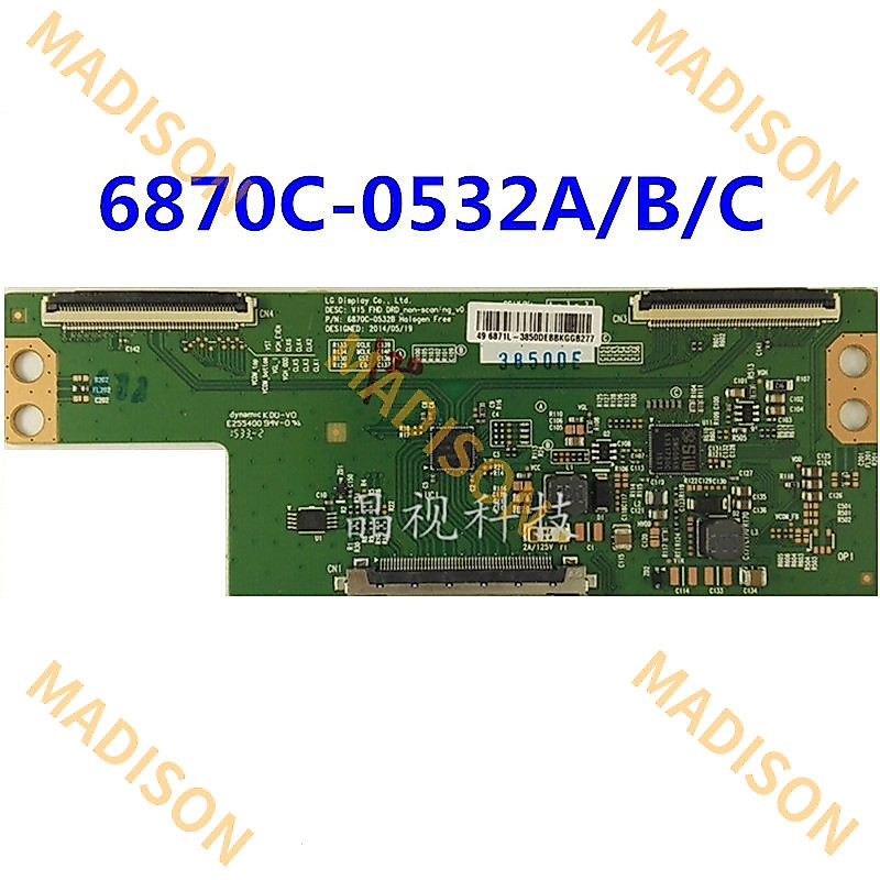 T-con logic board สําหรับ LG 43 49 55 นิ้ว V15 FHD DRD 6870c-0532a 053b 0532c