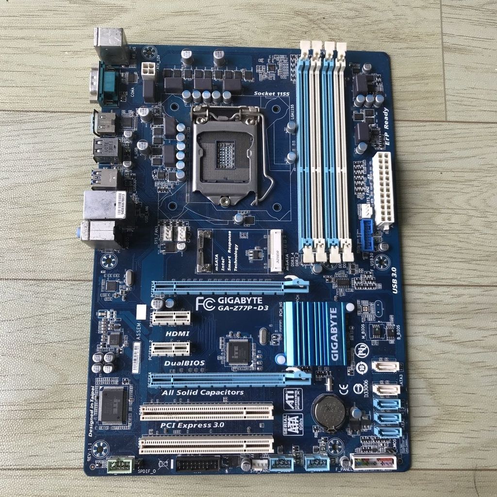 เมนบอร์ด Gigabyte B75M-D3V/D2V/D2P Z77 เดสก์ท็อป 1155 พิน