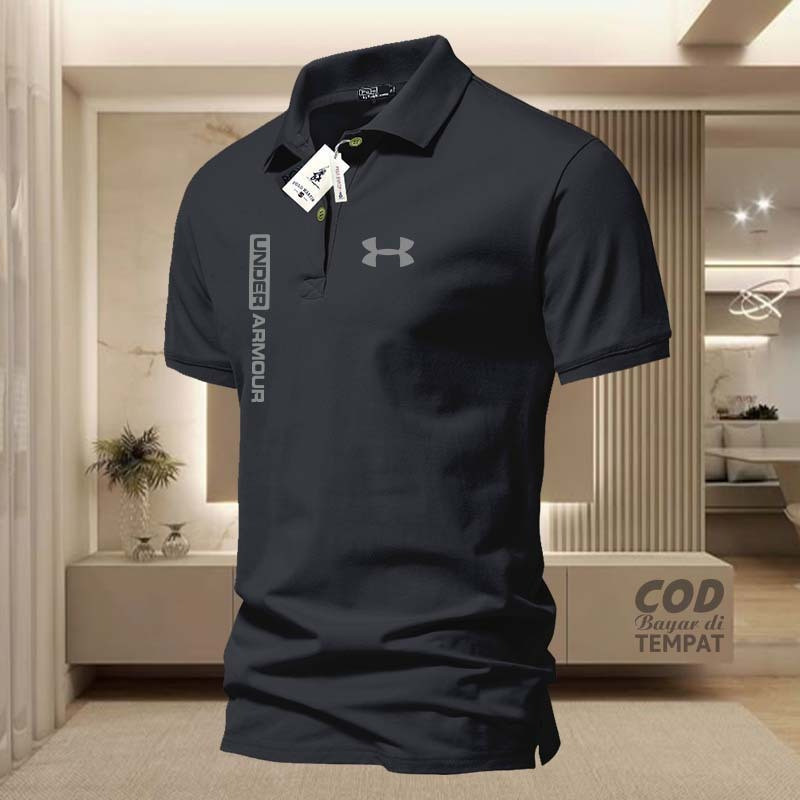 เสื้อยืดแขนสั้น Distro Polo แบบ culirt พร้อมโลโก้ข้างซ้าย R0020