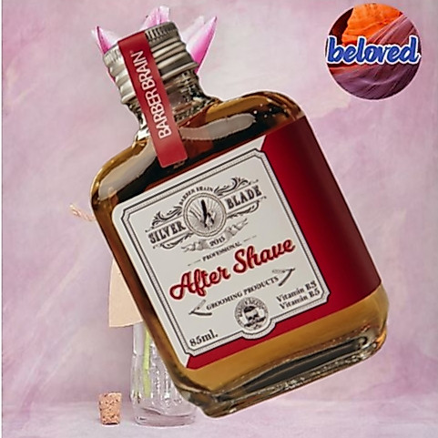 BARBER BRAIN Silver Blade After Shave 85 ml ผลิตภัณฑ์บำรุงผิวหน้าหลังการโกนหนวด