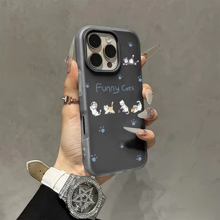 GOOD🔥เคสไอโฟน 13 11 สำหรับ iPhone 17 16 15 13 11 14 12 Pro Max 15 14 13 16 Plus XR X การ์ตูนหวานใหม่ 2 in 1 ปก