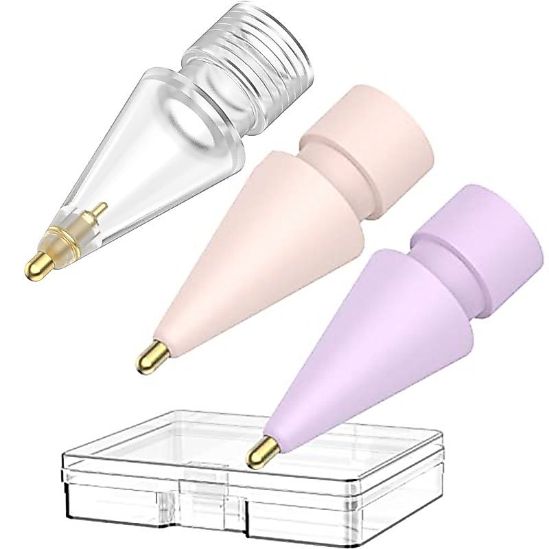 เคล ็ ดลับการเปลี ่ ยนใช ้ งานร ่ วมกับ Apple Pencil Pro/2nd Gen/st Gen และ USB-C, Wear-Resistant Fine Point ปากกาควบคุมที ่ แม ่ นยําเช ่ นเคล ็ ดลับสําหรับดินสอ Apple ที ่ เข ้ ากันได ้