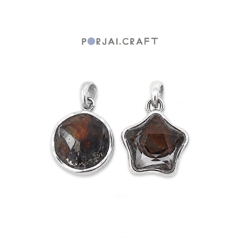 Pallasite Mini Pendant จี้อุกกาบาตพาลาไซต์