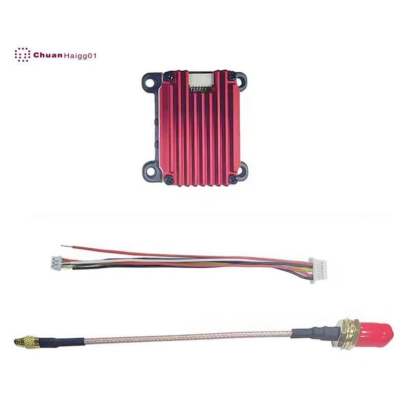 5.8G 1.6W VTX เครื่องส่งสัญญาณวิดีโอ 48CH VTX สําหรับ FPV ยาว Rang Racing Drone Multirotor DIY Part