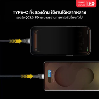 [ส่งไว] Orsen by Eloop S6 สายชาร์จ Type C ชาร์จเร็ว 240W Type C to Type C 5A PD QC3.0 Fast Charge ยาว 1.5 เมตร