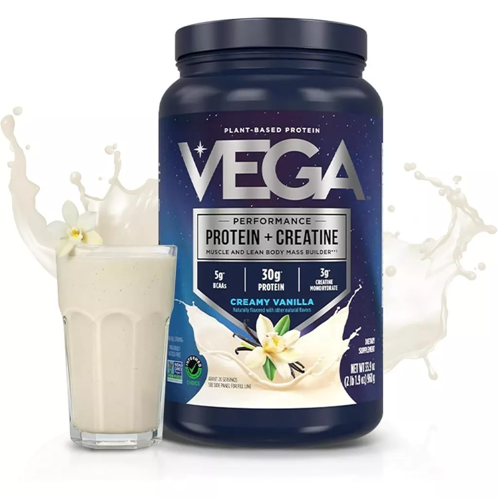 Vega Protein + Creatine ผงโปรตีนพืชผสมครีเอทีน รสวานิลลา 20 เสิร์ฟ thumbnail 3