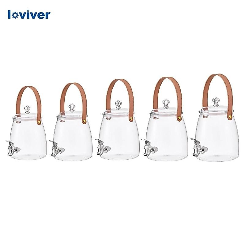 [Loviver] เครื่องจ่ายเครื่องดื่มพร้อมภาชนะบรรจุน้ํามะนาวเหยือกน้ําสําหรับงานแต่งงานงานปาร์ตี้ตั้งแคมป์กลางแจ้ง